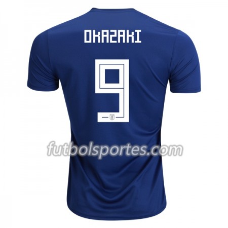 Camisetas Japón Okazaki 9 Primera Equipacion Mundial 2018